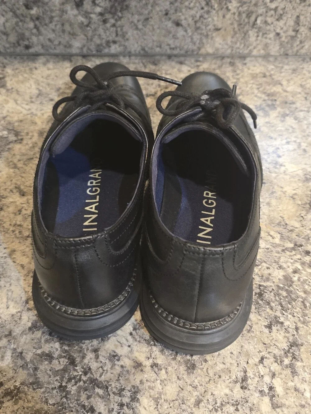Men's Cole Haan ØriginalGrand Black Wingtip Oxford Dress Shoes Size 9M